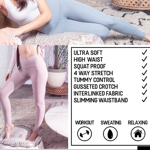 Yogalicious High Waist Ultra Soft Leggings S - Picture 5 of 11